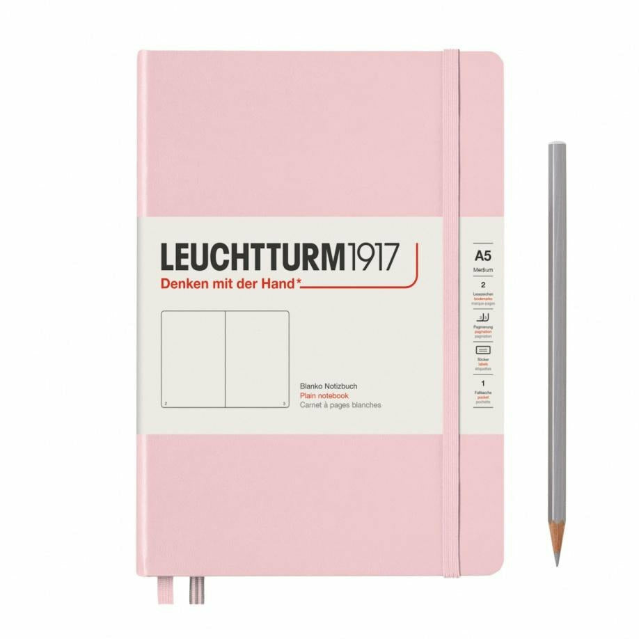 Notizbuch Medium (A5), Softcover, 123 nummerierte Seiten