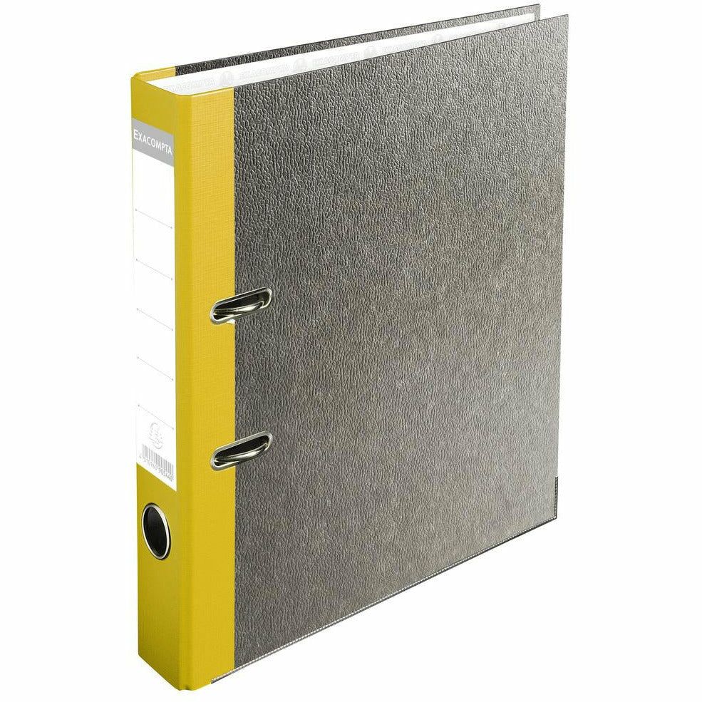 Ordner A4 50mm wolkenmarmor gelb