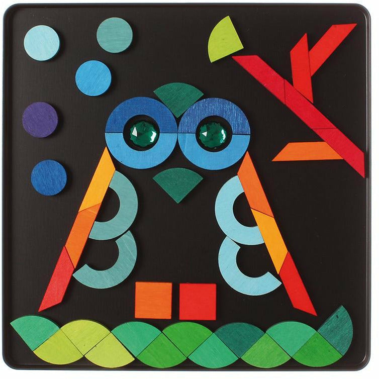 Grimm's | Magnetspiel Grundformen und Glitzersteine