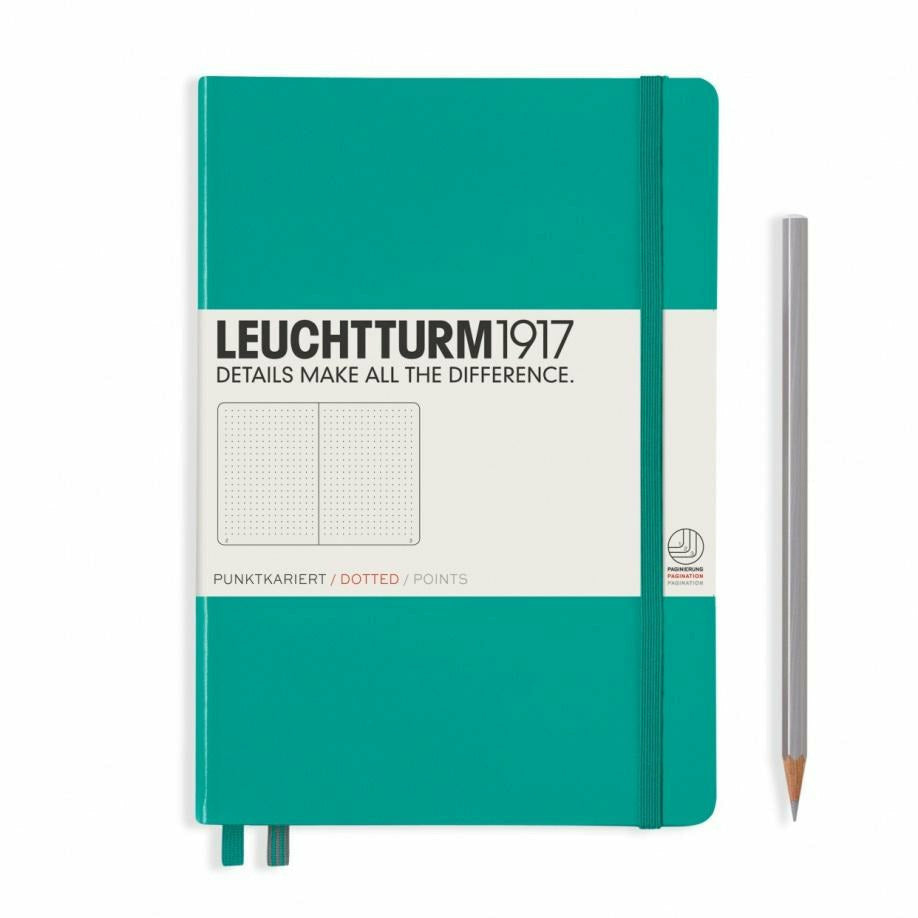 Notizbuch Medium (A5), Hardcover, 251 nummerierte Seiten