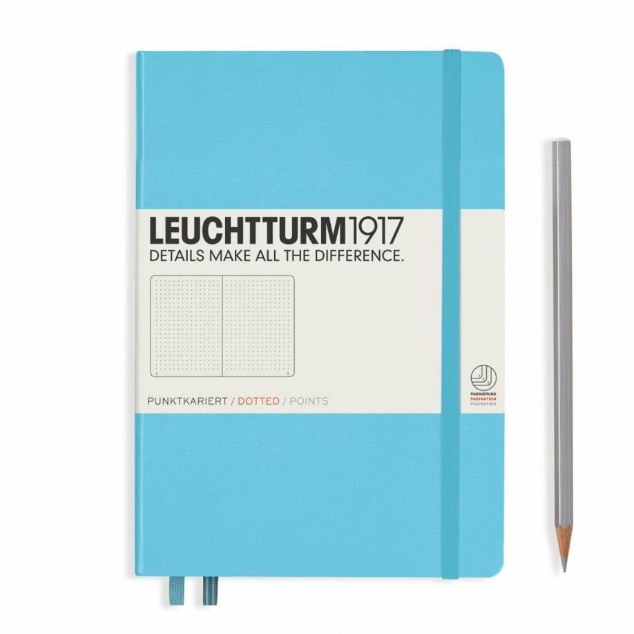 Notizbuch Medium (A5), Hardcover, 251 nummerierte Seiten