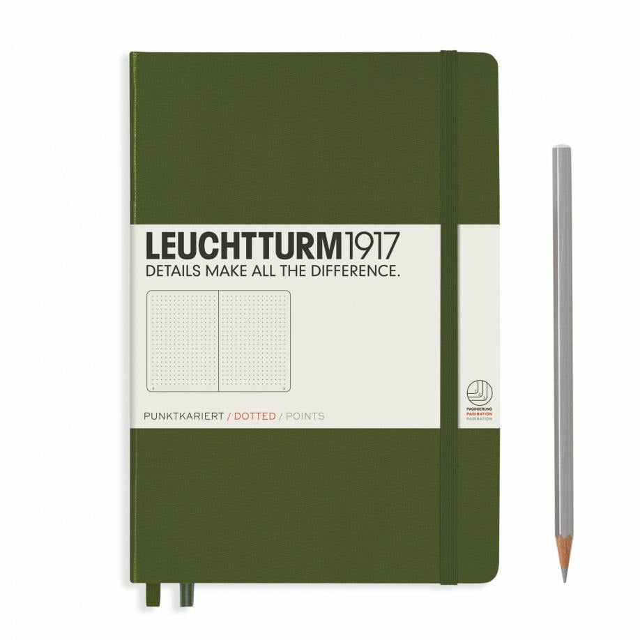 Notizbuch Medium (A5), Hardcover, 251 nummerierte Seiten