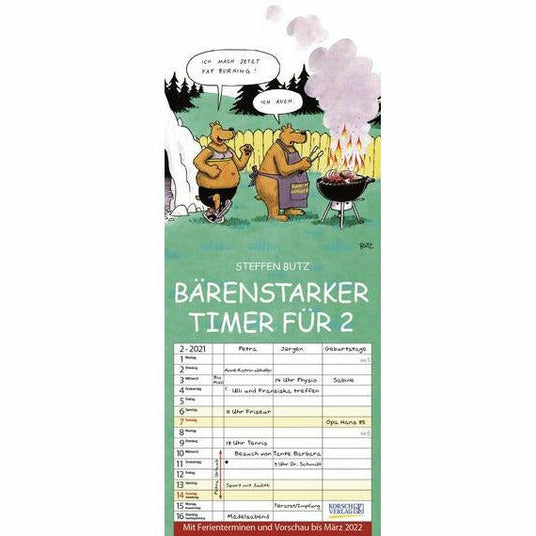 Bärenstarker Timer für 2 2021