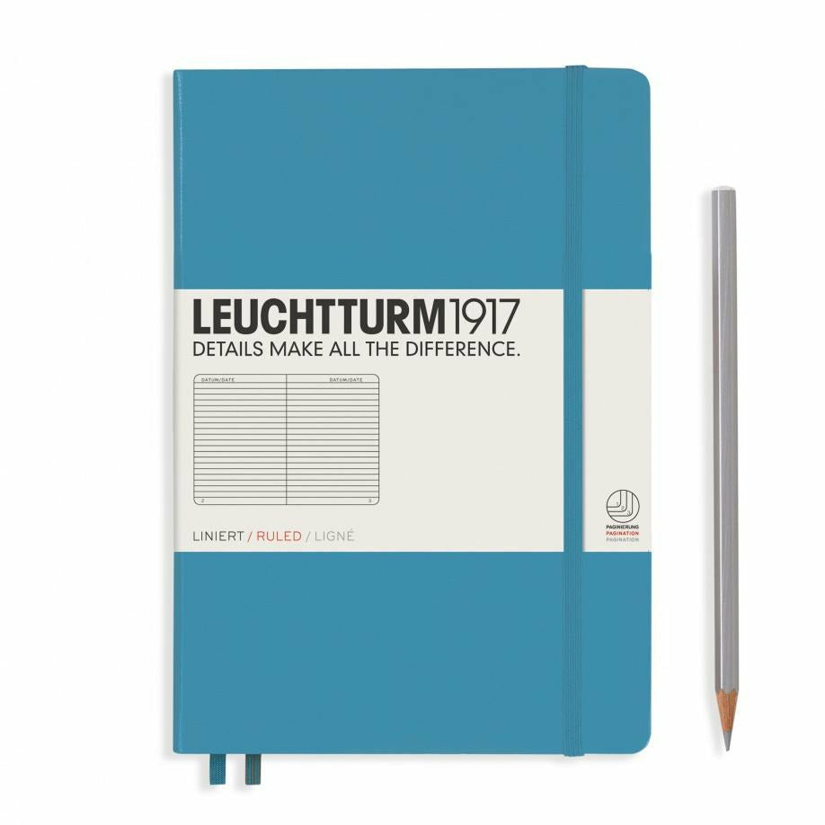 Notizbuch Medium (A5), Hardcover, 251 nummerierte Seiten