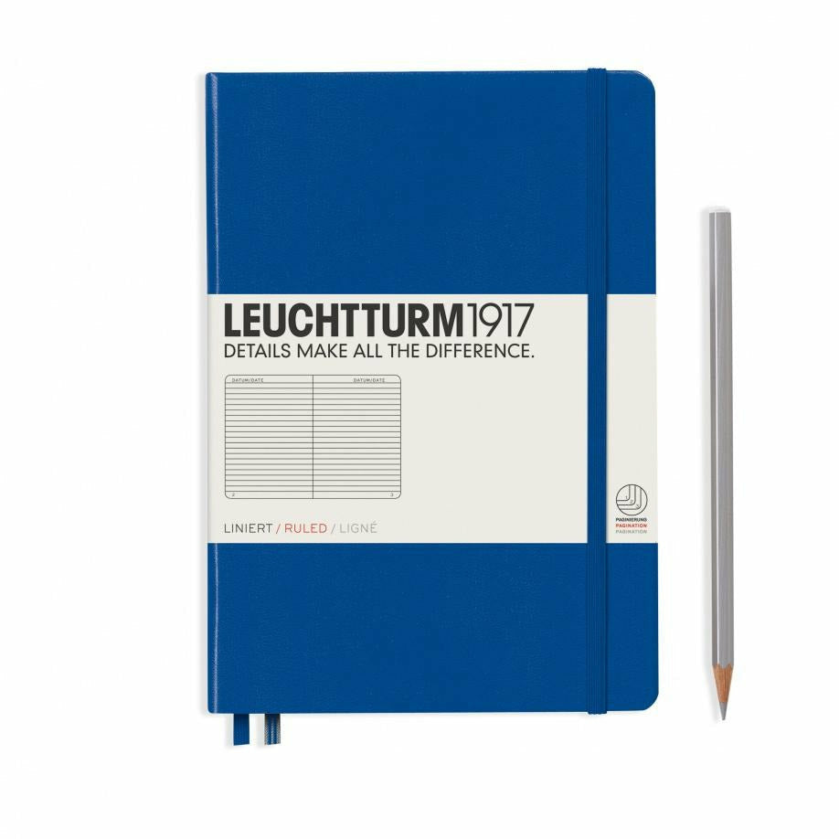 Notizbuch Medium (A5), Hardcover, 251 nummerierte Seiten
