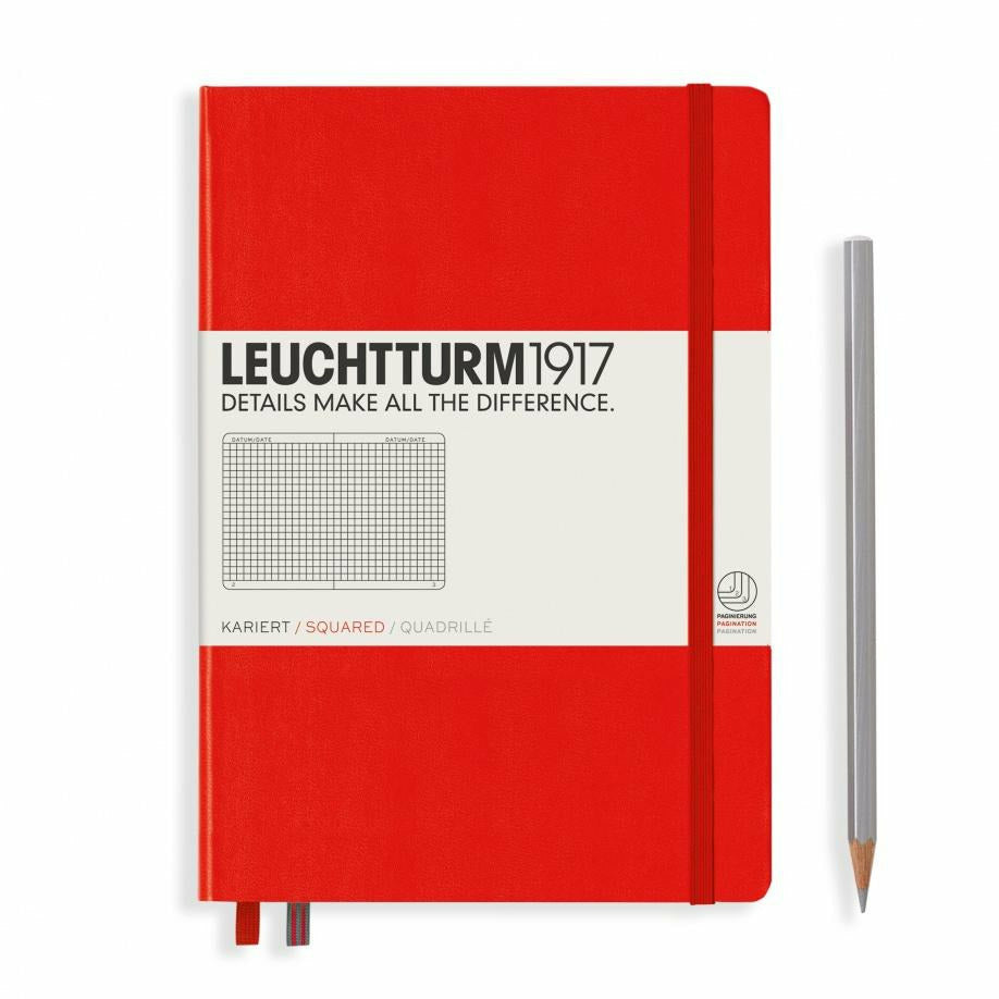 Notizbuch Medium (A5), Hardcover, 251 nummerierte Seiten
