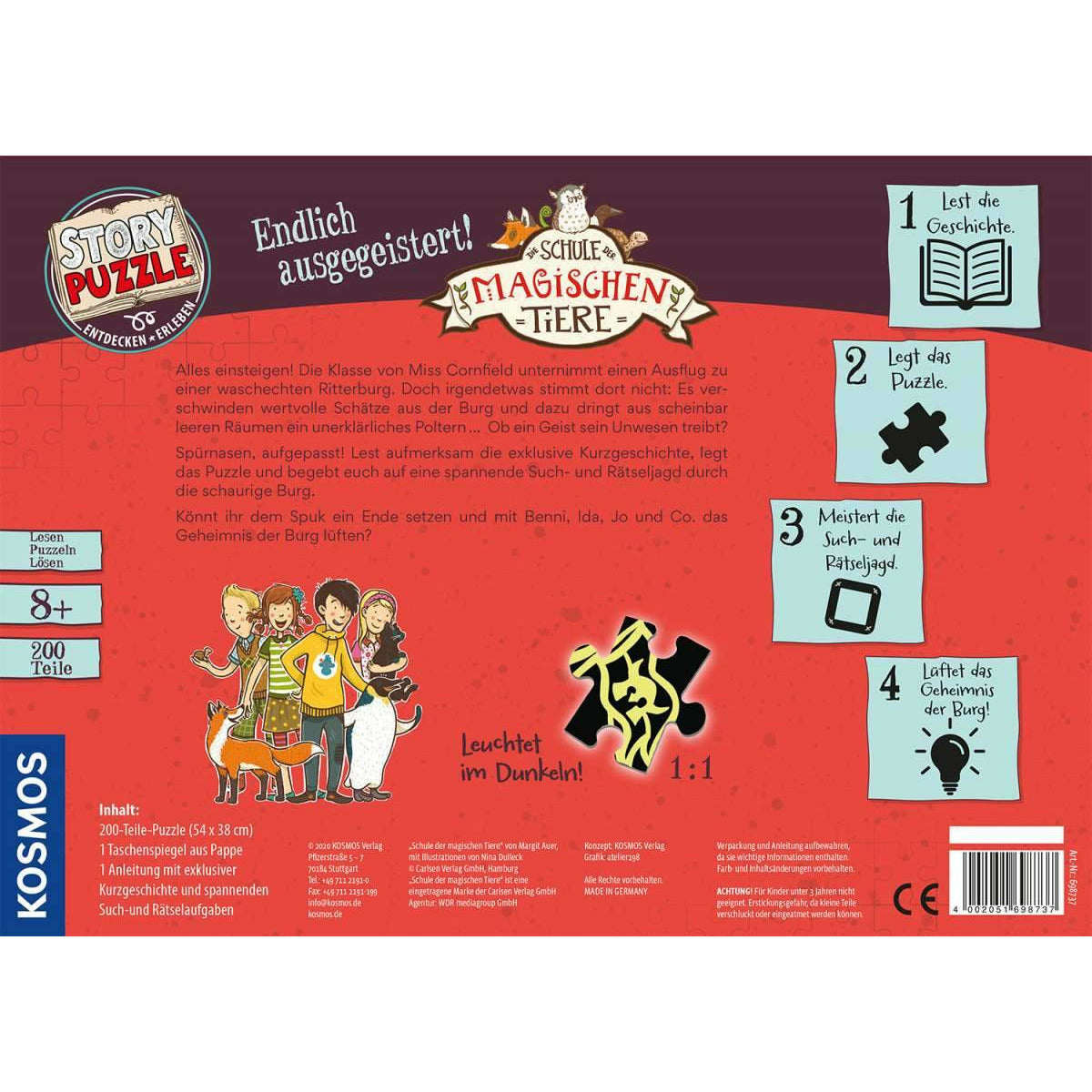 KOSMOS | Die Schule der magischen Tiere - Story Puzzle: Endlich ausgegeistert!