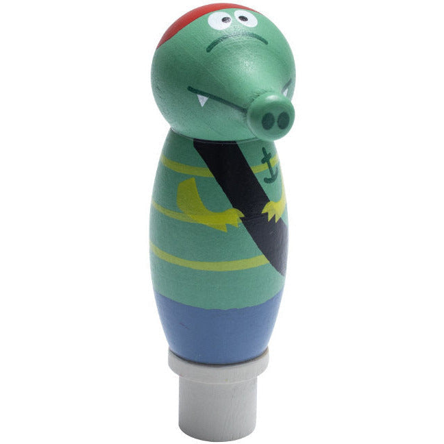 Ahrens | Geburtstags Steckfigur Piraten Krokodil