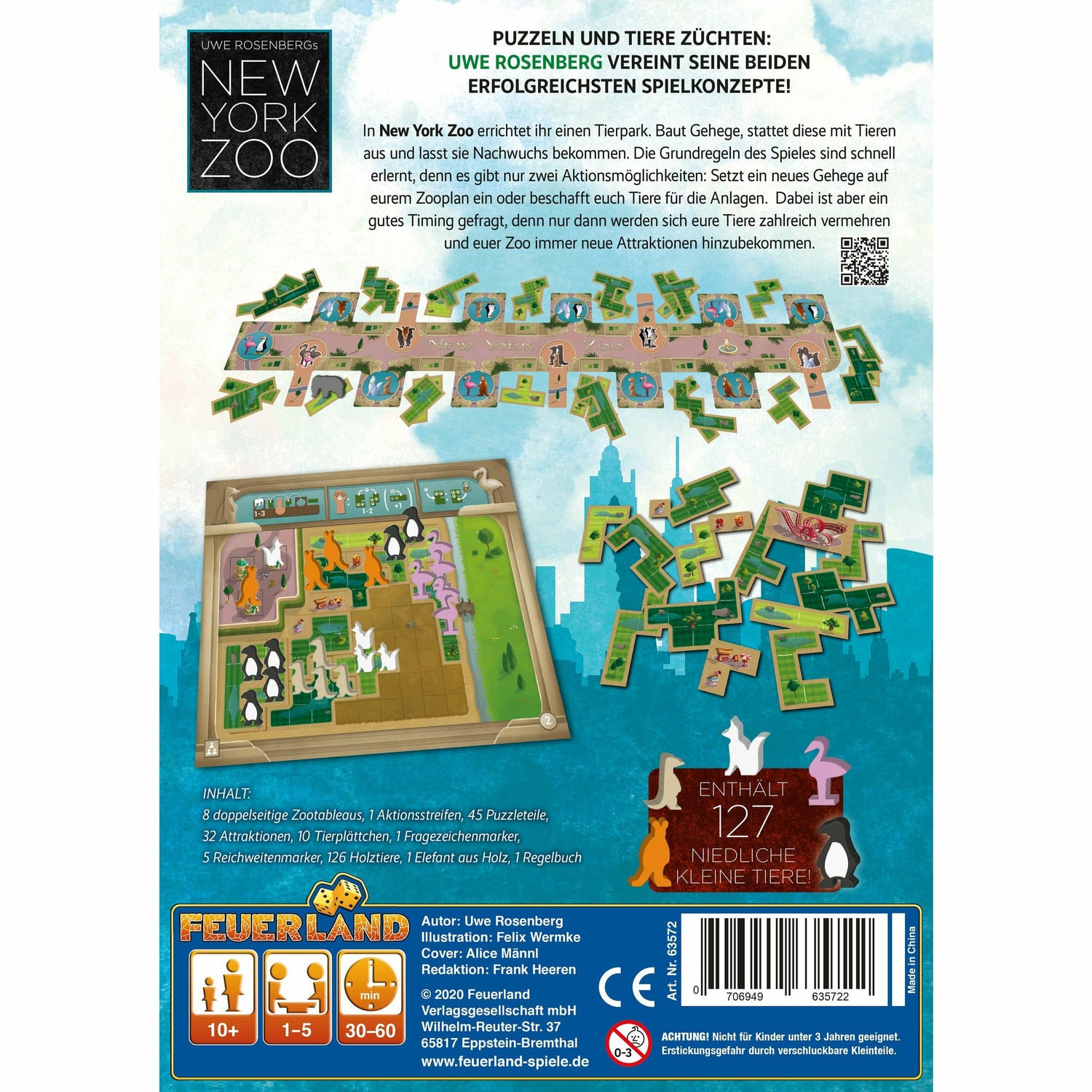 Feuerland Spiele | New York Zoo |