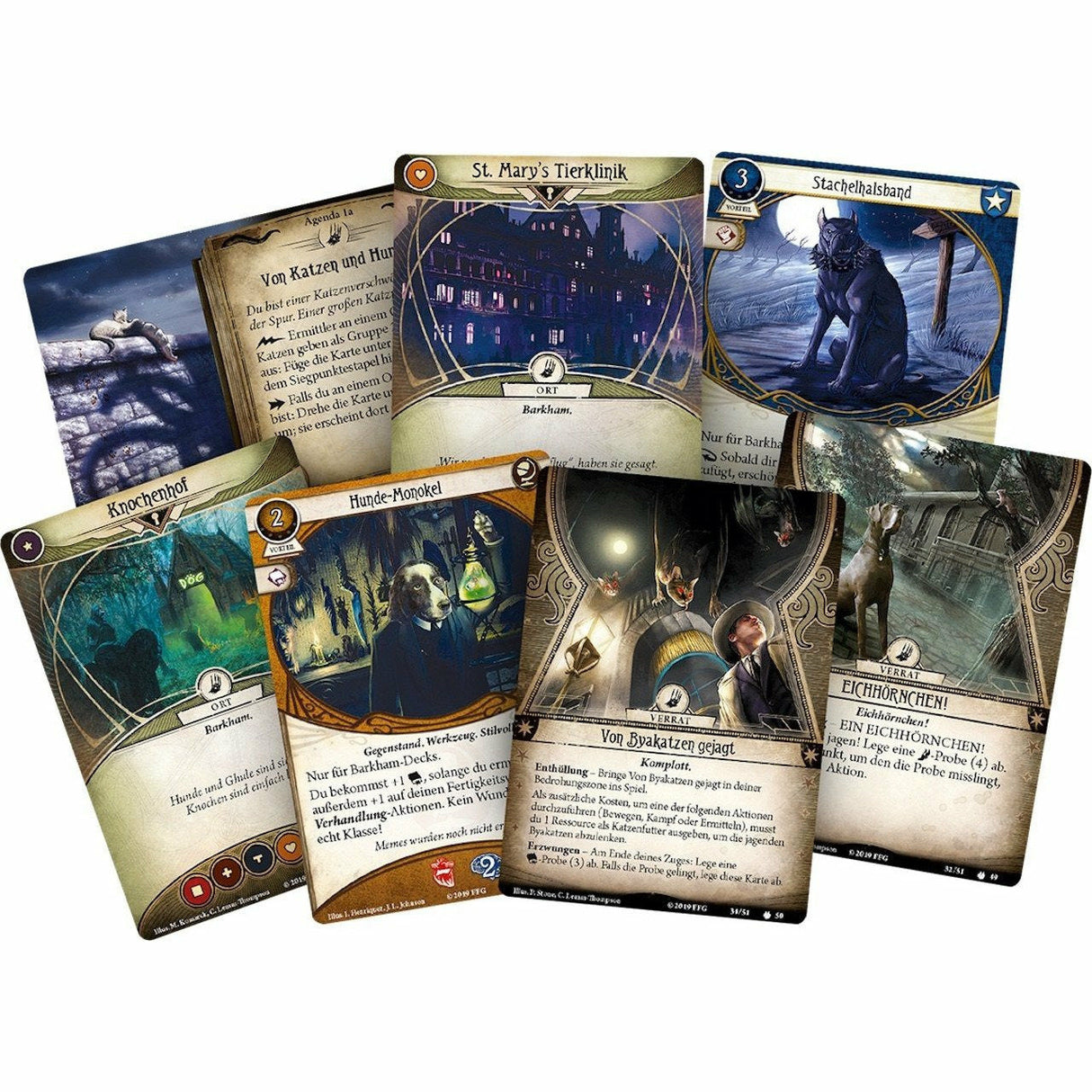 Barkham Horror: Das Kartenspiel - Die Verstrickung des Miaulathotep