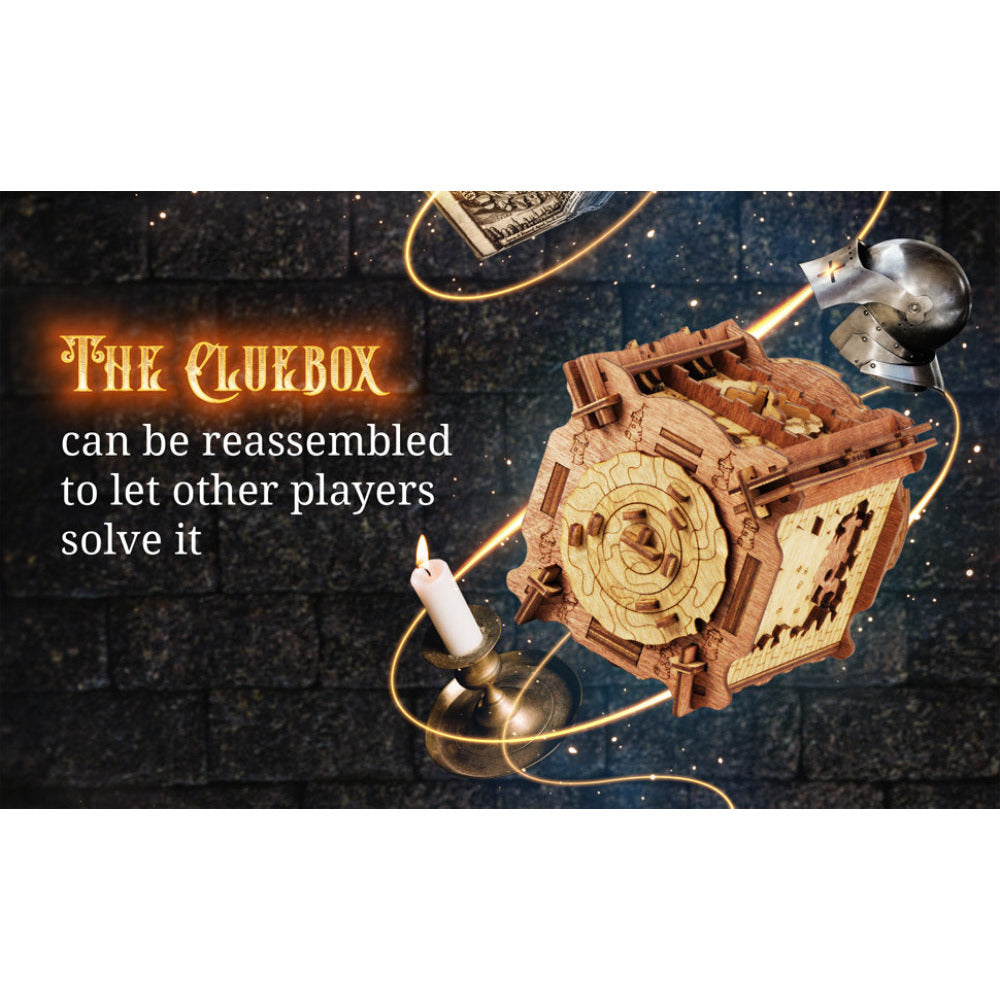 Cluebox | Escape Room in einer Box | The Trial of Camelot