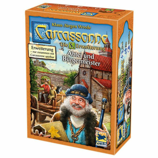 Carcassonne - Abtei und Bürgermeister Die 5. Erweiterung