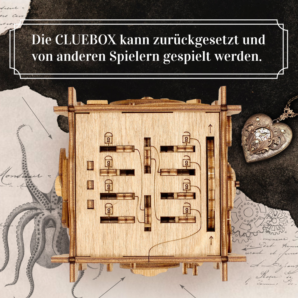 Cluebox | Escape Room in einer Box | Captain Nemo`s Nautilus