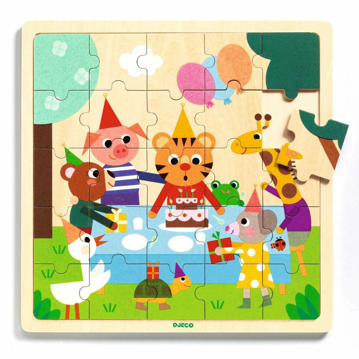 Djeco | Holz Puzzle: Puzzlo Happy