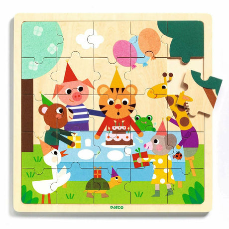 Djeco | Holz Puzzle: Puzzlo Happy