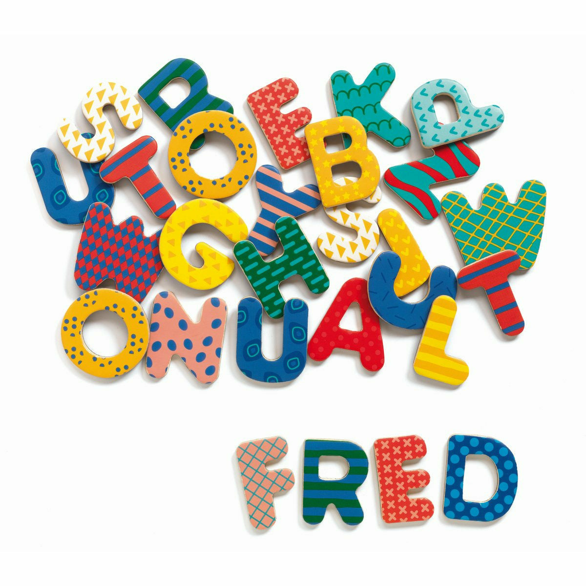 Djeco | Holz Magnete: 38 big letters *