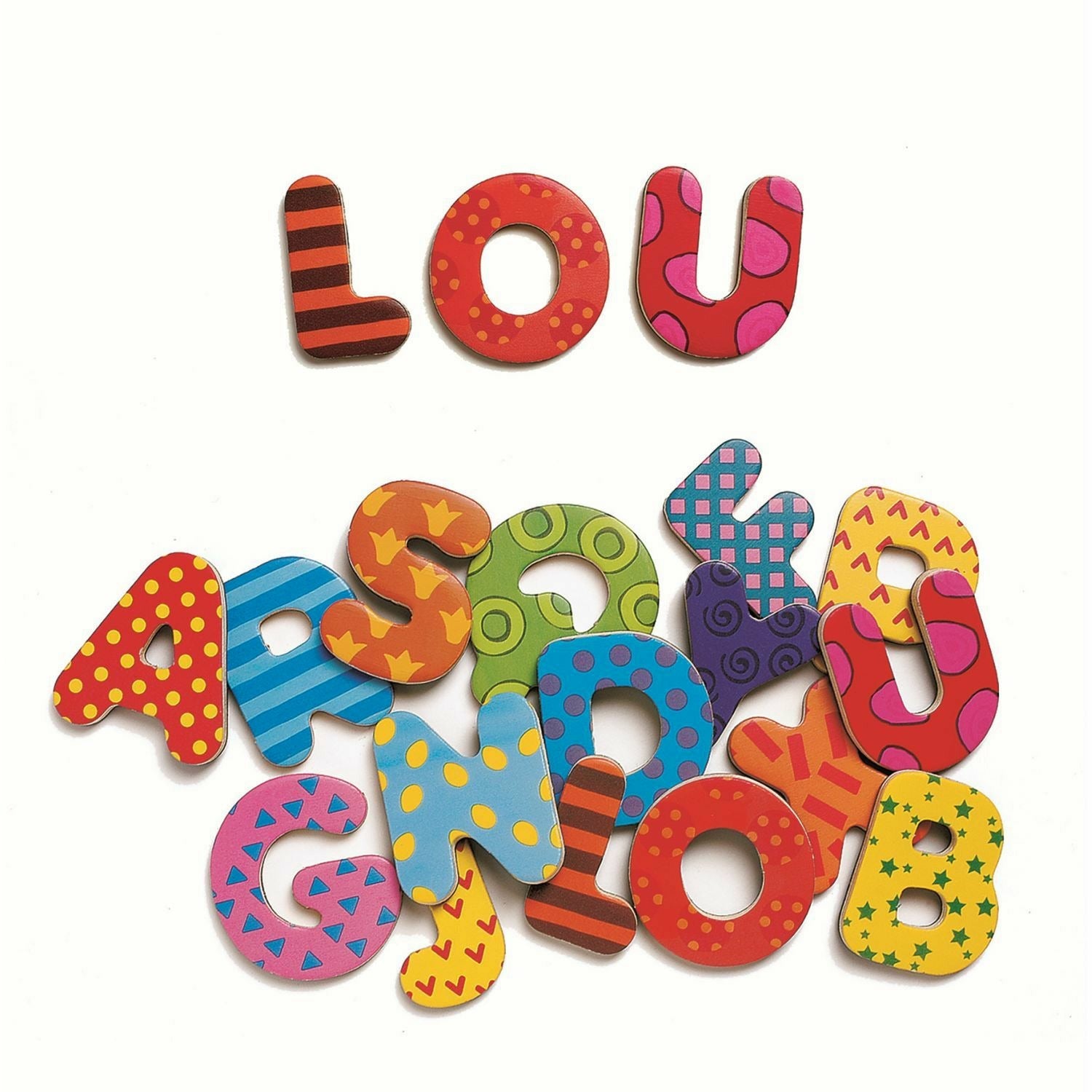 Djeco | Holz Magnete: 38 big letters *