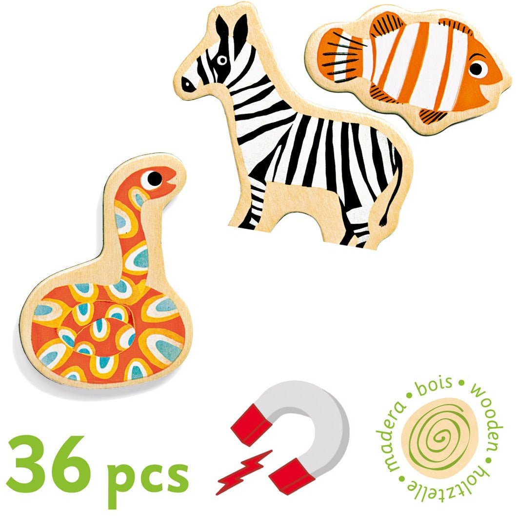 Djeco | Holz Magnete: Magnimo