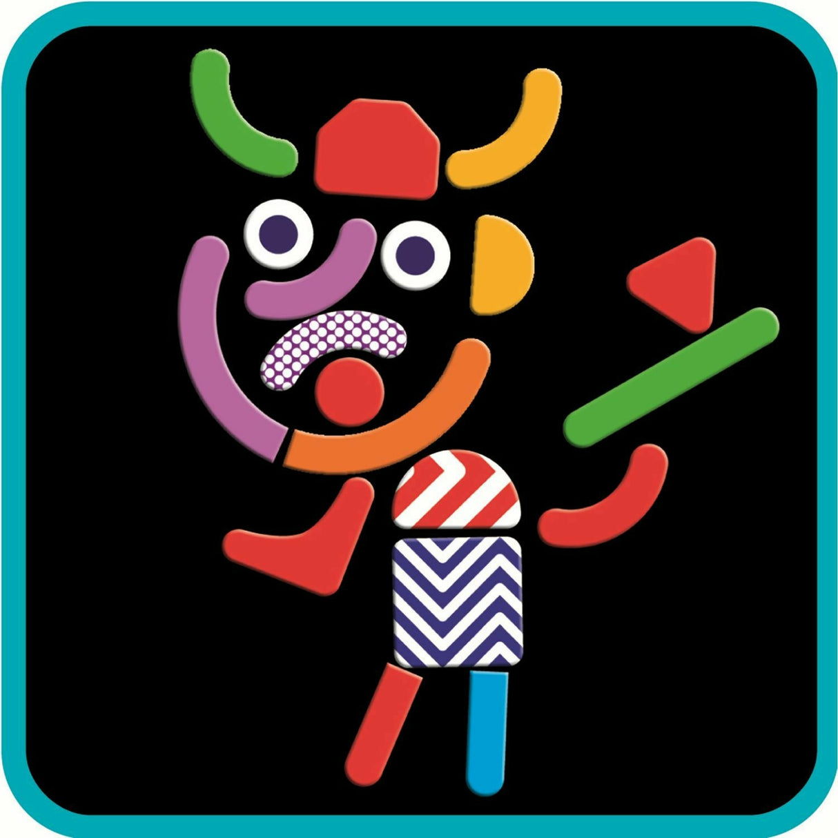 Djeco | Holz Magnete: Geobonhomme