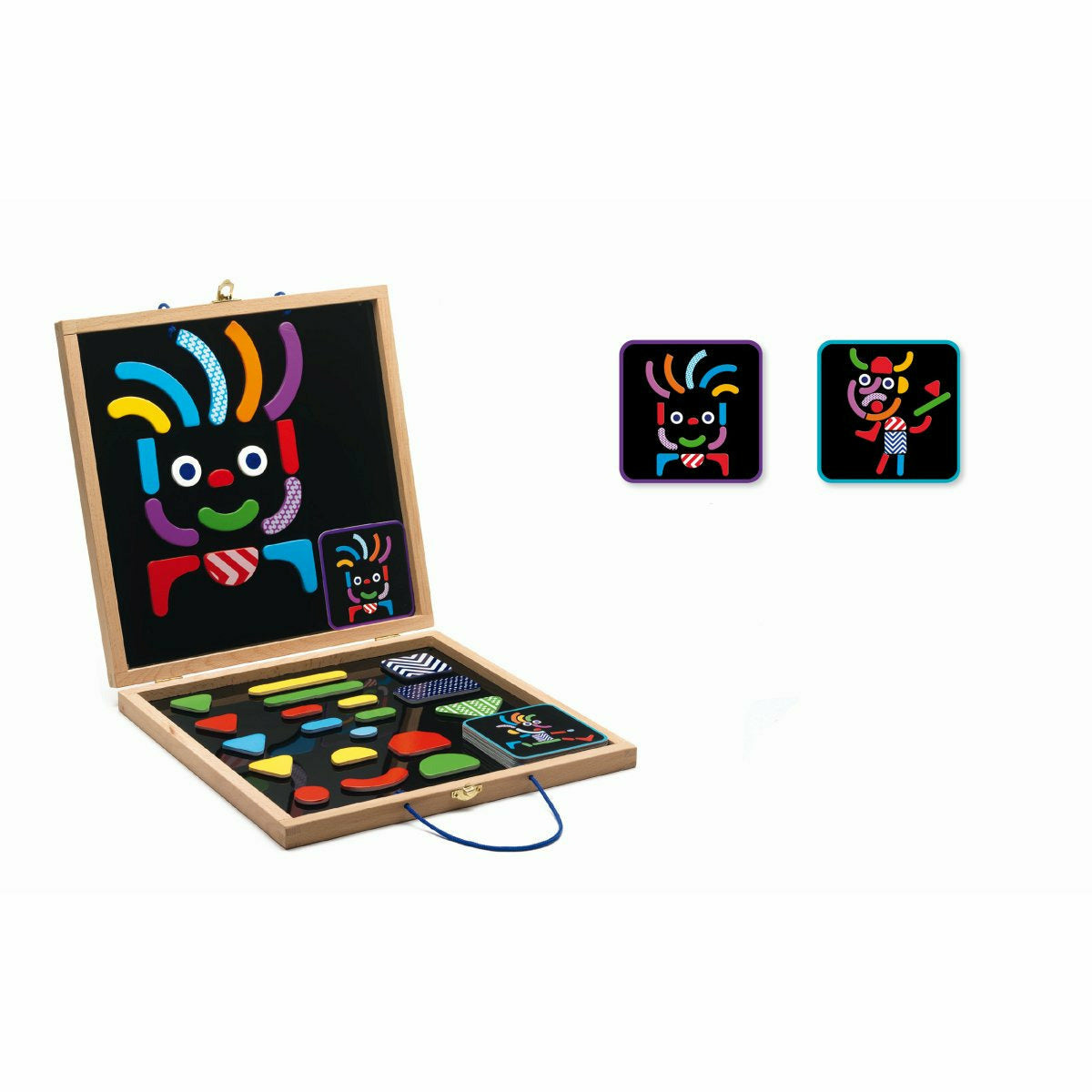 Djeco | Holz Magnete: Geobonhomme