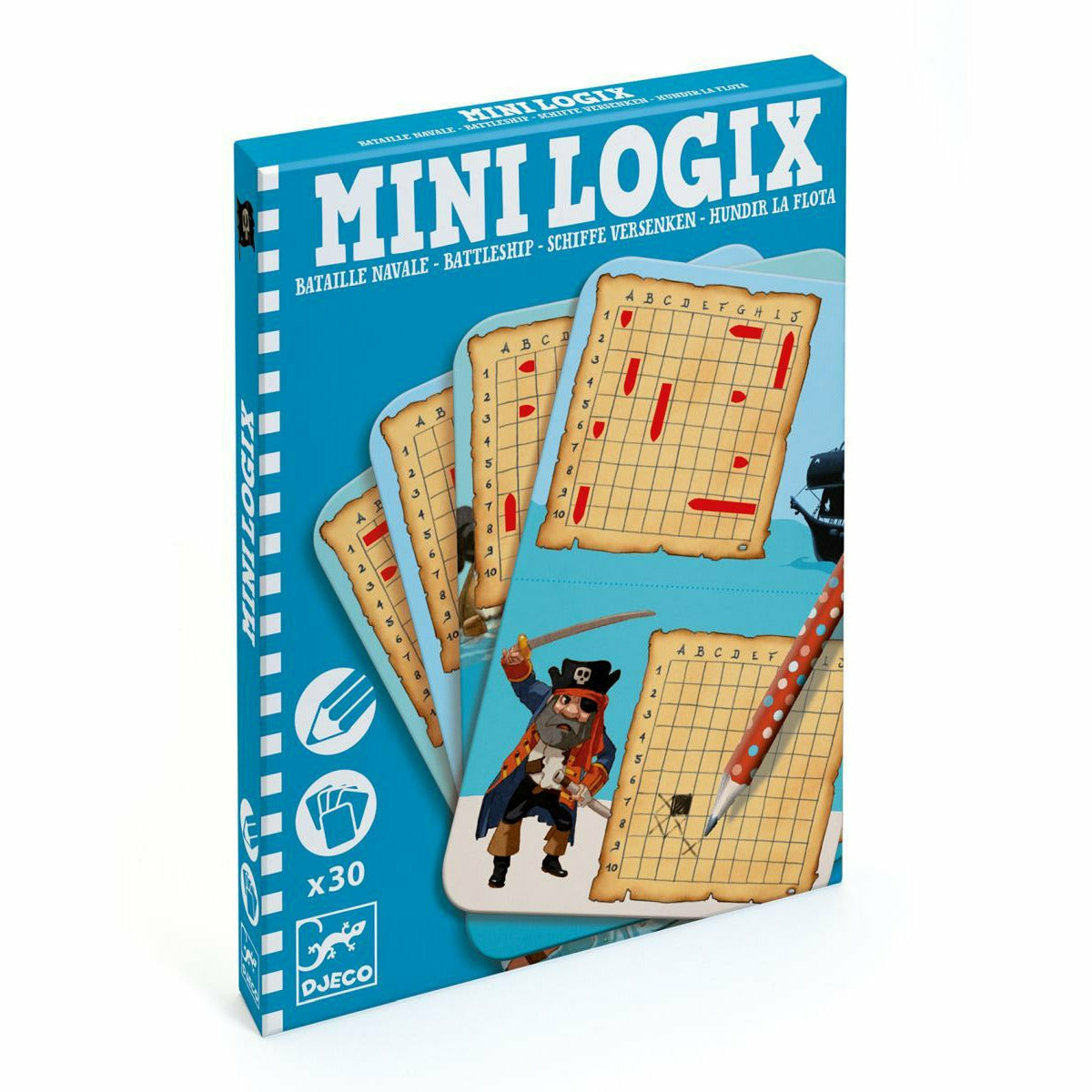 Djeco | Mini logix: Schiffe versenken