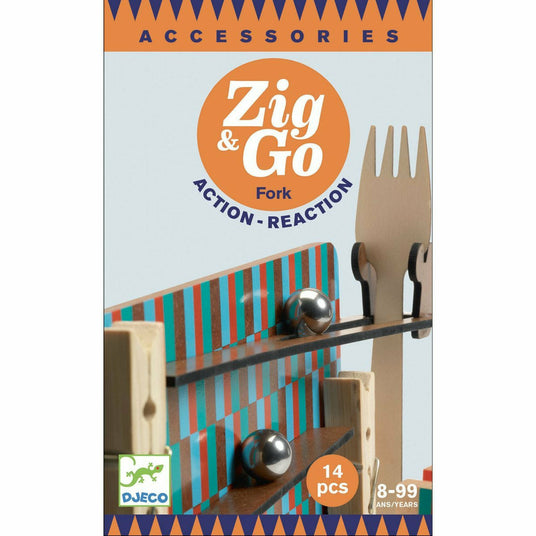 Djeco | Zig & Go - Gabel - 14 Teile