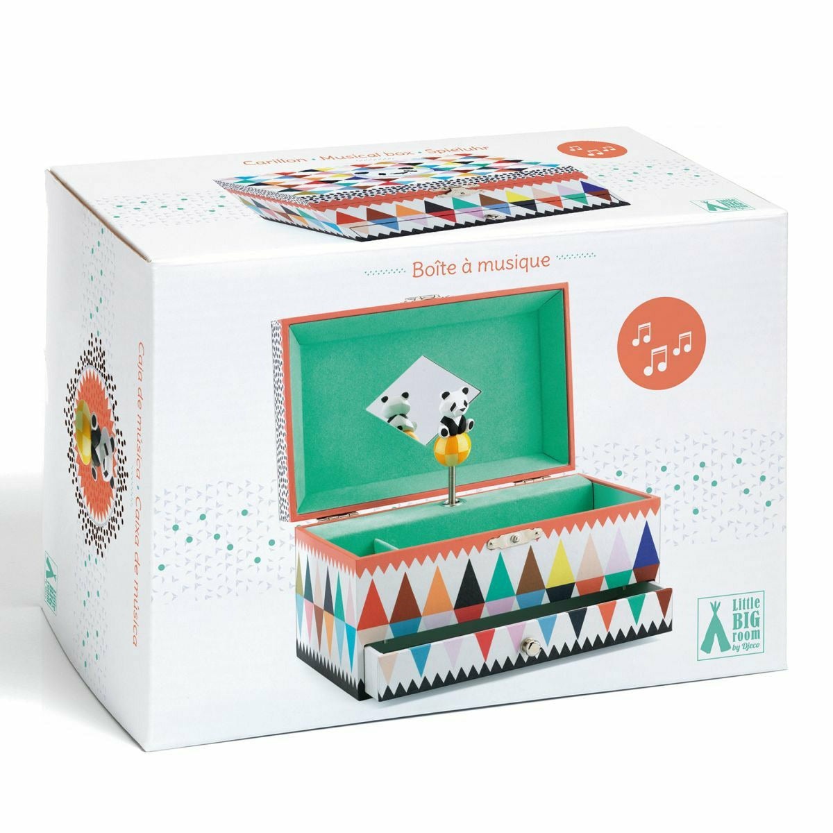 Djeco | Musik Schmuckkästchen: Herr Panda´s Lied