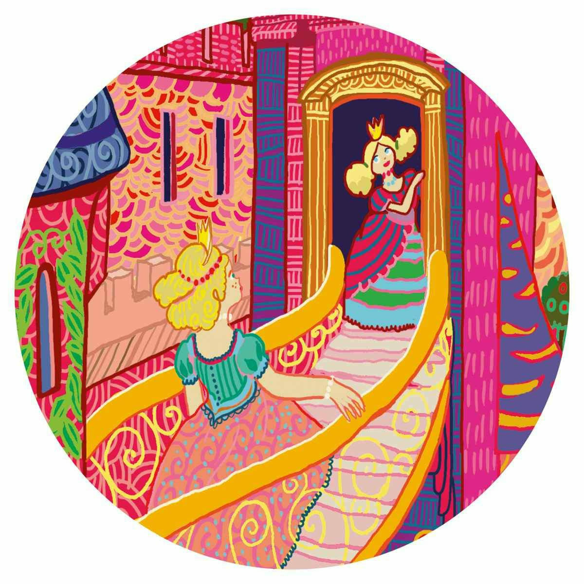 Djeco | Formen Puzzle: The fairy castle - 54 Stk.