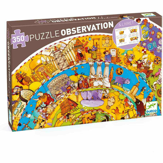 Djeco | Wimmelpuzzle: Unsere Geschichte + booklet - 350 Stk.