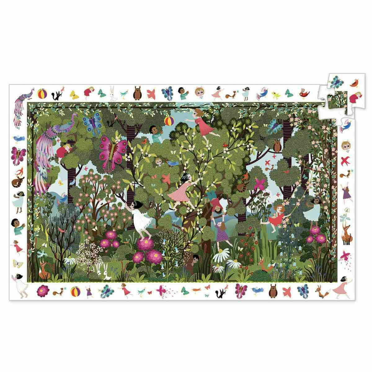 Djeco | Wimmelpuzzle: Garten - 100 Teile
