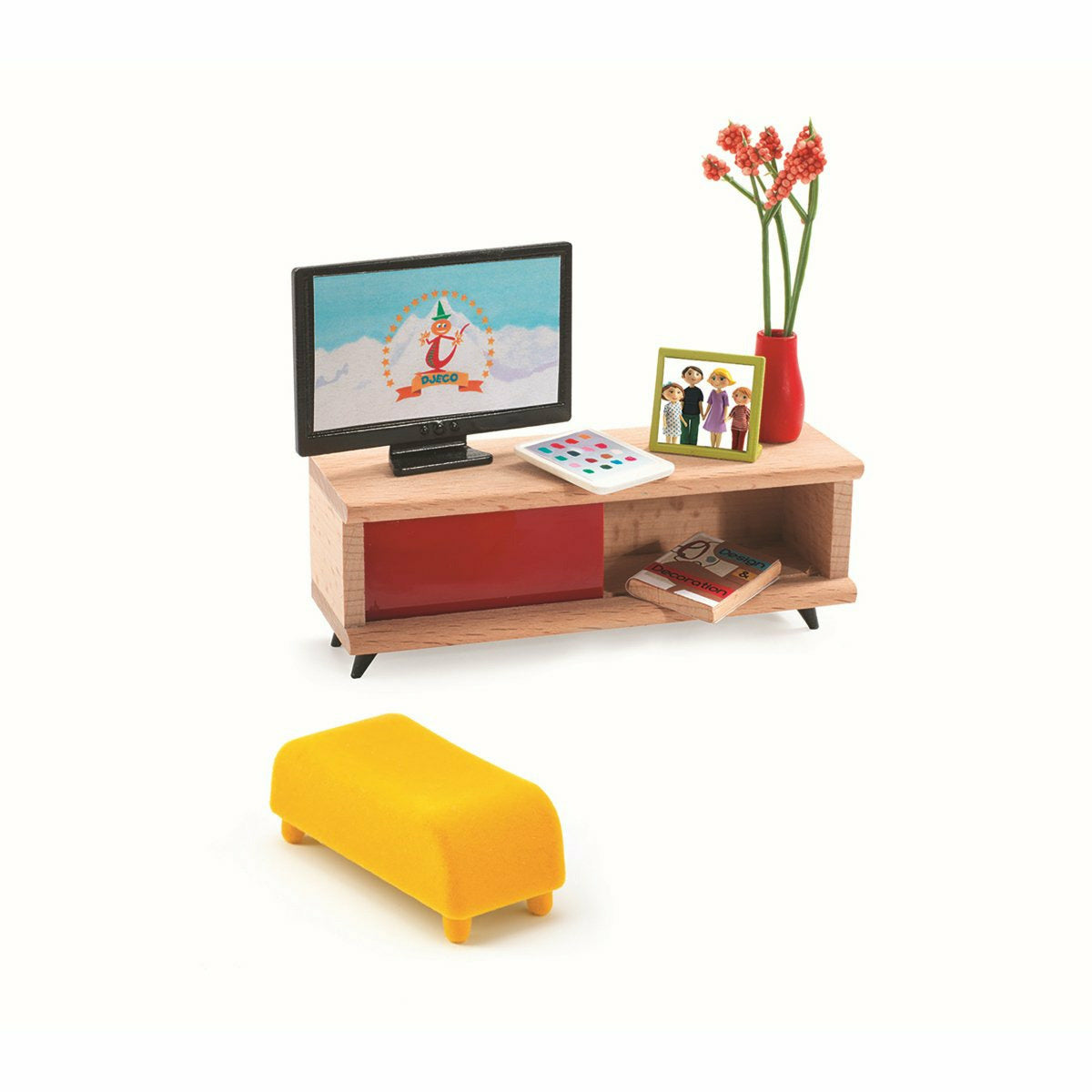 Djeco | Puppenhaus: Fernsehzimmer