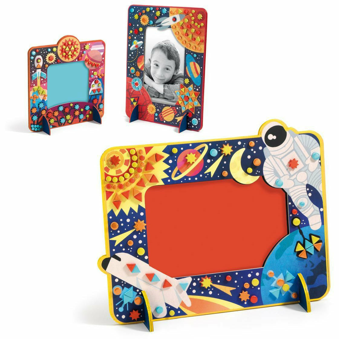 Djeco | Do it yourself: Mosaik-Bilderrahmen Im Weltraum