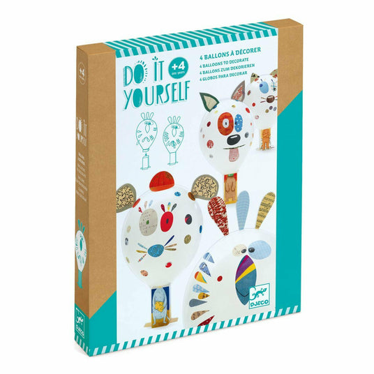 Djeco | Do it yourself: Ballons zum Dekorieren Tiere