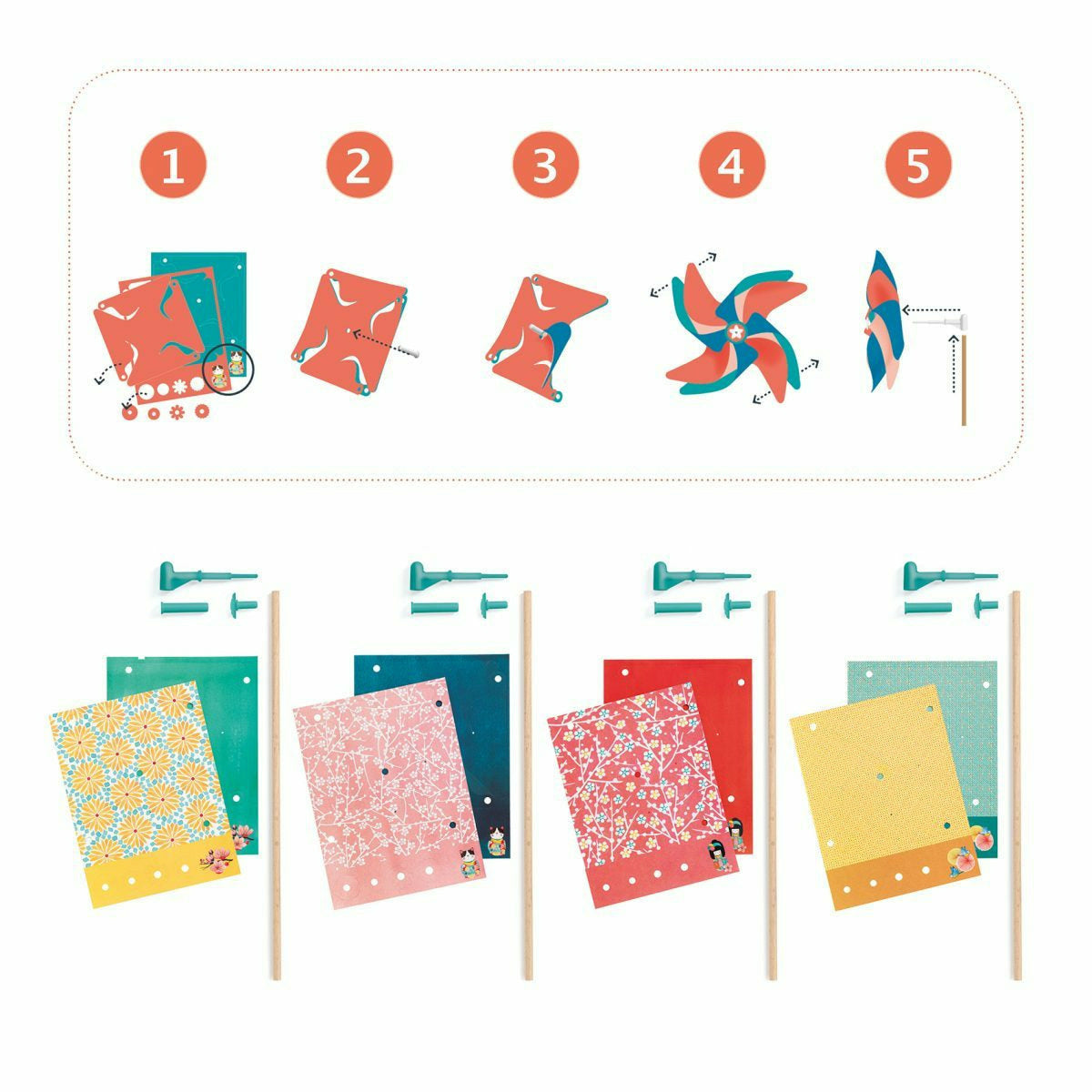 Djeco | Do it yourself: Windräder zum Basteln Sweet
