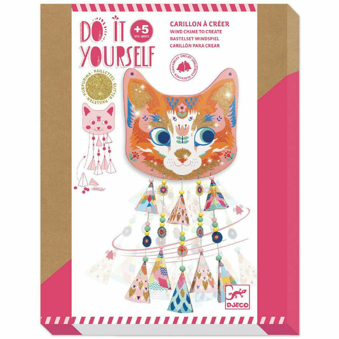 Djeco | Do it yourself: Windspiel Kitty