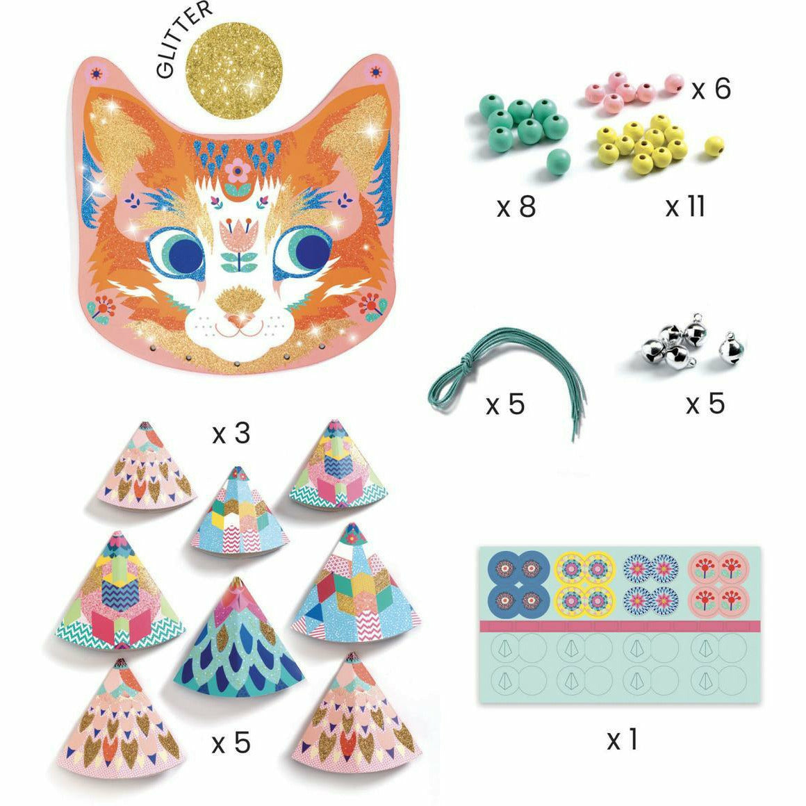 Djeco | Do it yourself: Windspiel Kitty