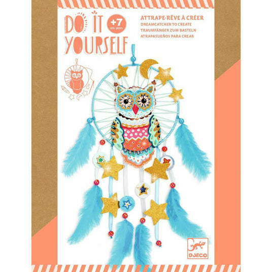 Djeco | Do it yourself: Traumfänger zum Basteln: Goldene Eule