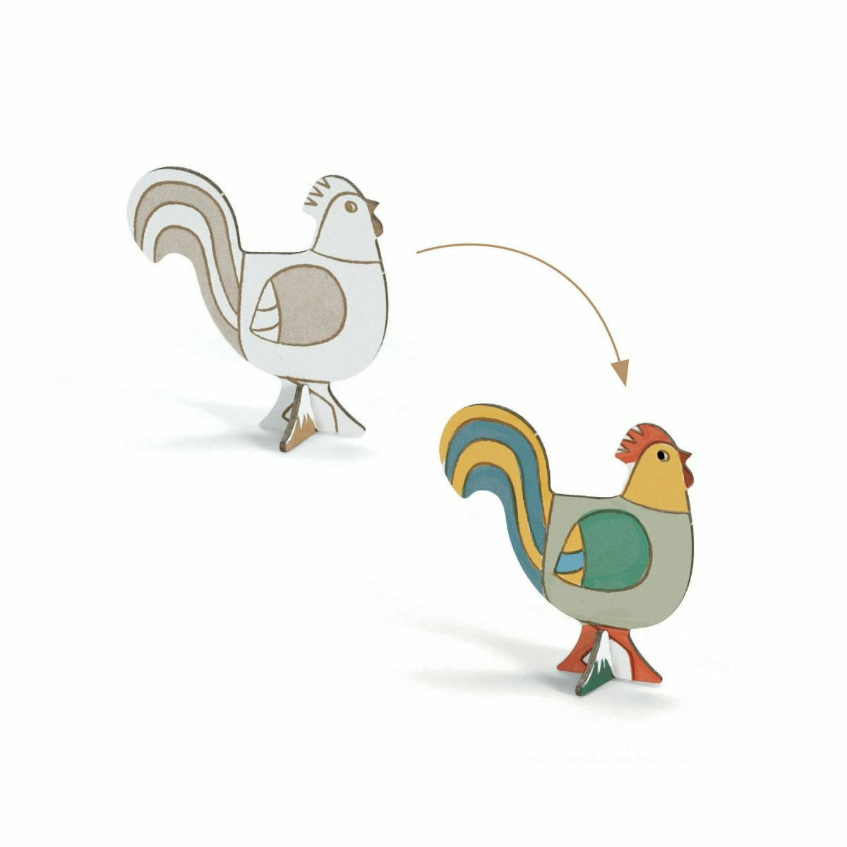 Djeco | Malen und Stecken: Bauernhof