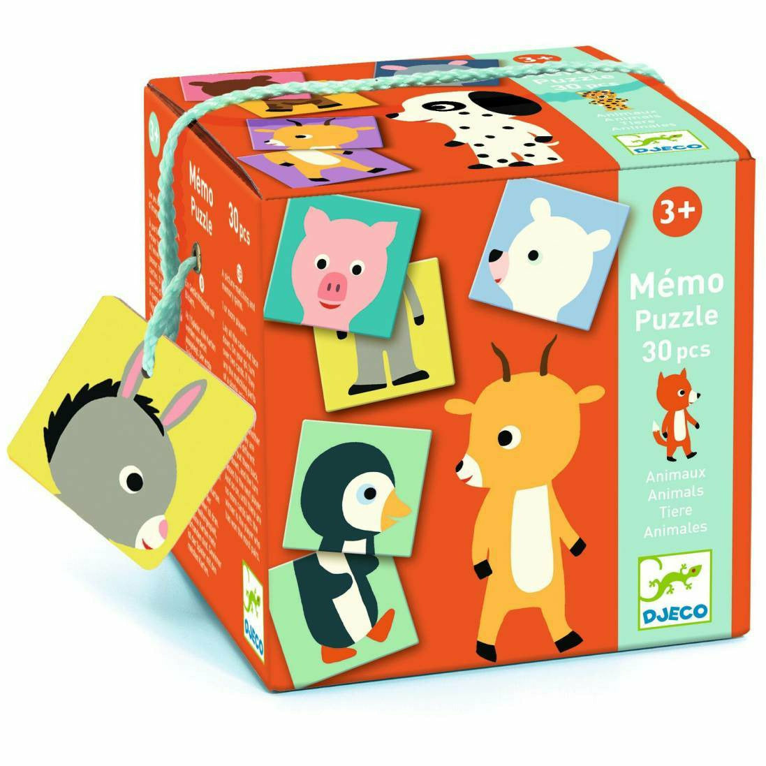Djeco | Lernspiele: Memo Animo-puzzle