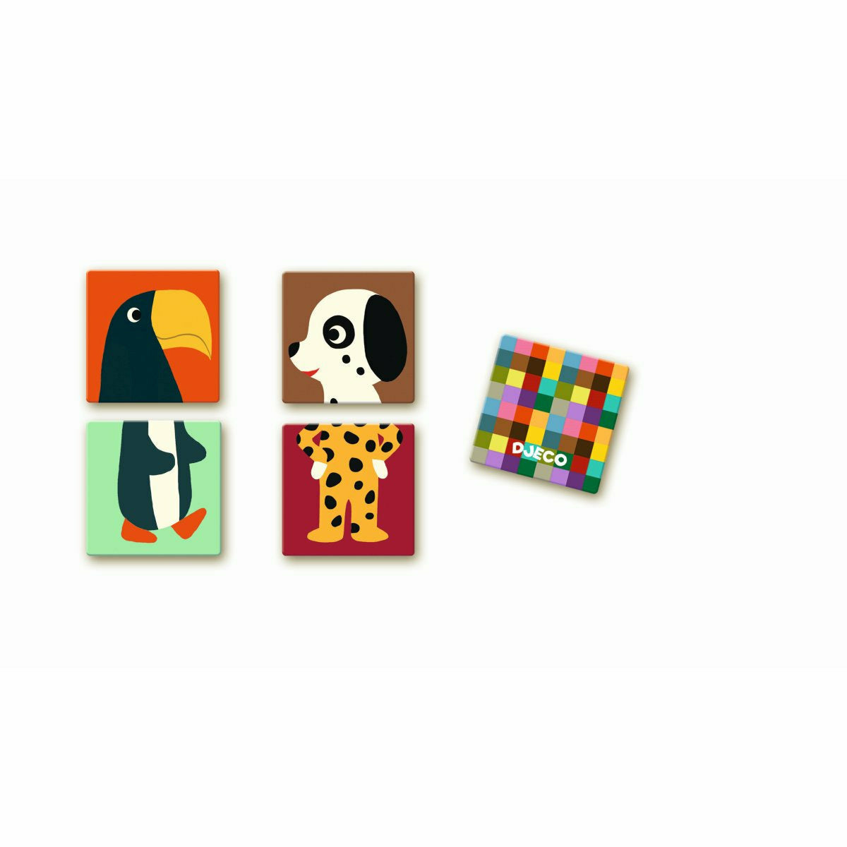 Djeco | Lernspiele: Memo Animo-puzzle