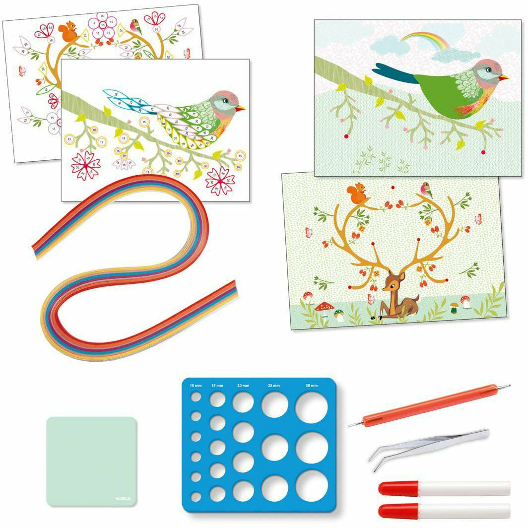 Djeco | Workshop Quilling: Jahreszeiten
