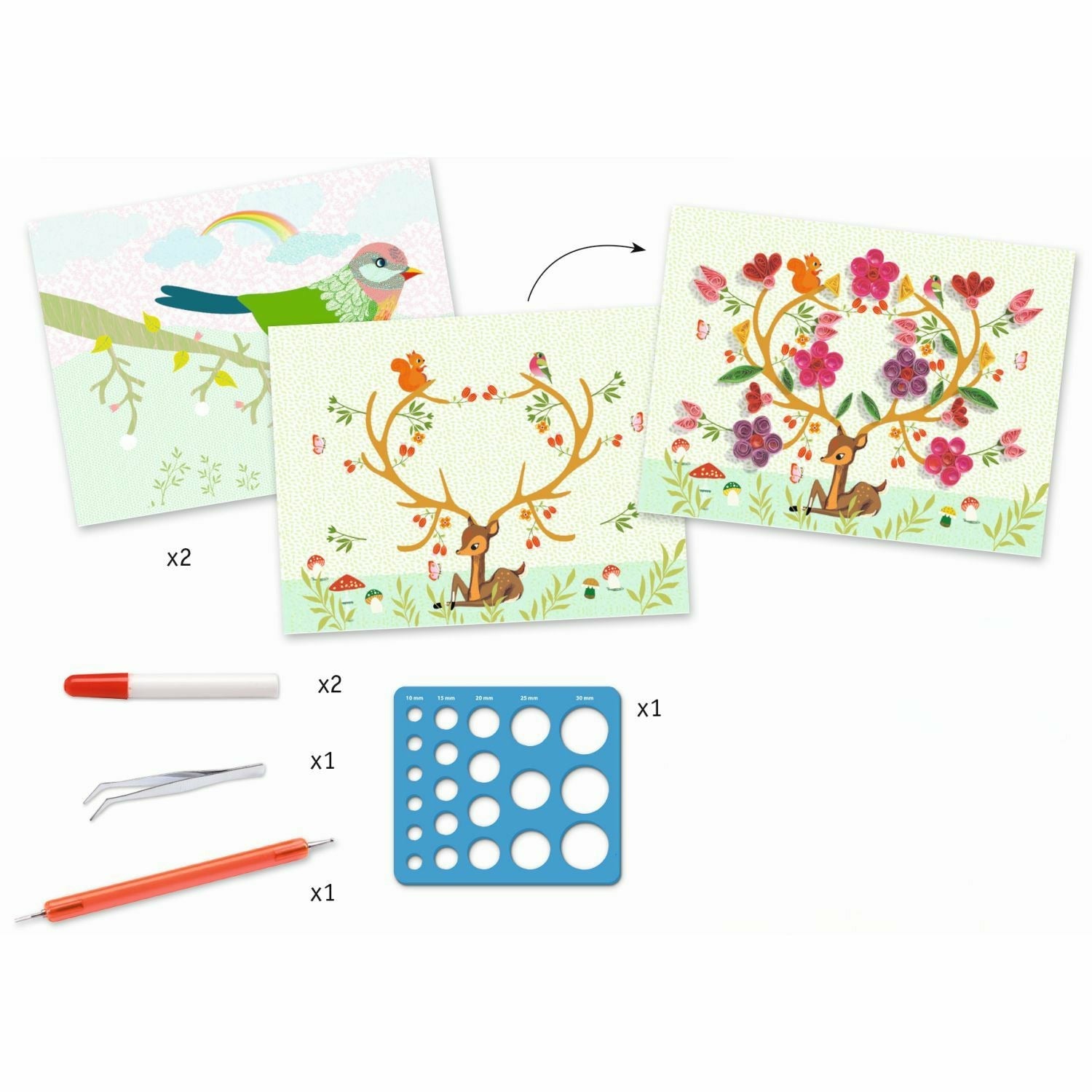 Djeco | Workshop Quilling: Jahreszeiten