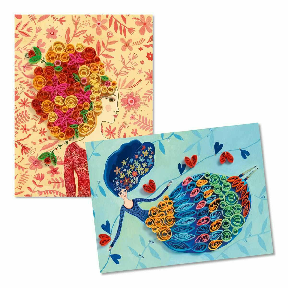 Djeco | Workshop Quilling: Petticoat scrolls