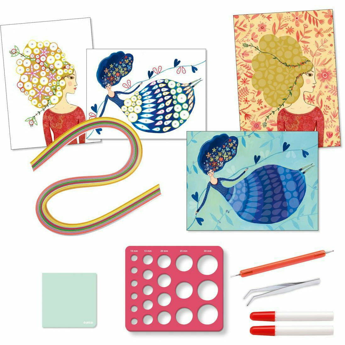 Djeco | Workshop Quilling: Petticoat scrolls