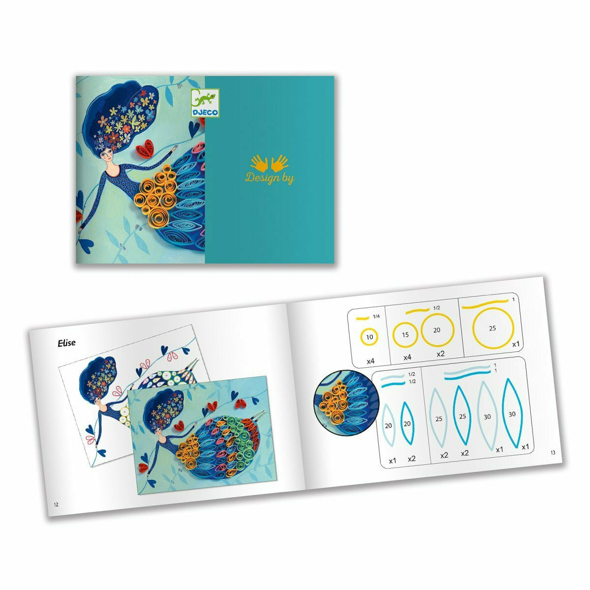 Djeco | Workshop Quilling: Petticoat scrolls