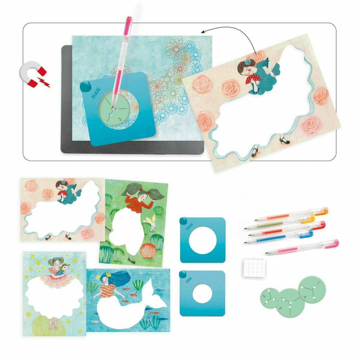 Djeco | Spiralen: Kleidungsmuster