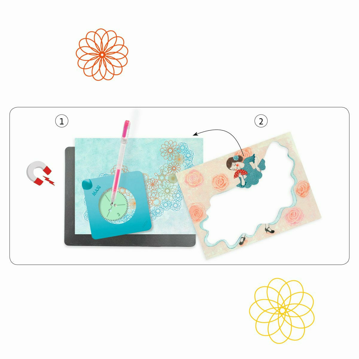 Djeco | Spiralen: Kleidungsmuster