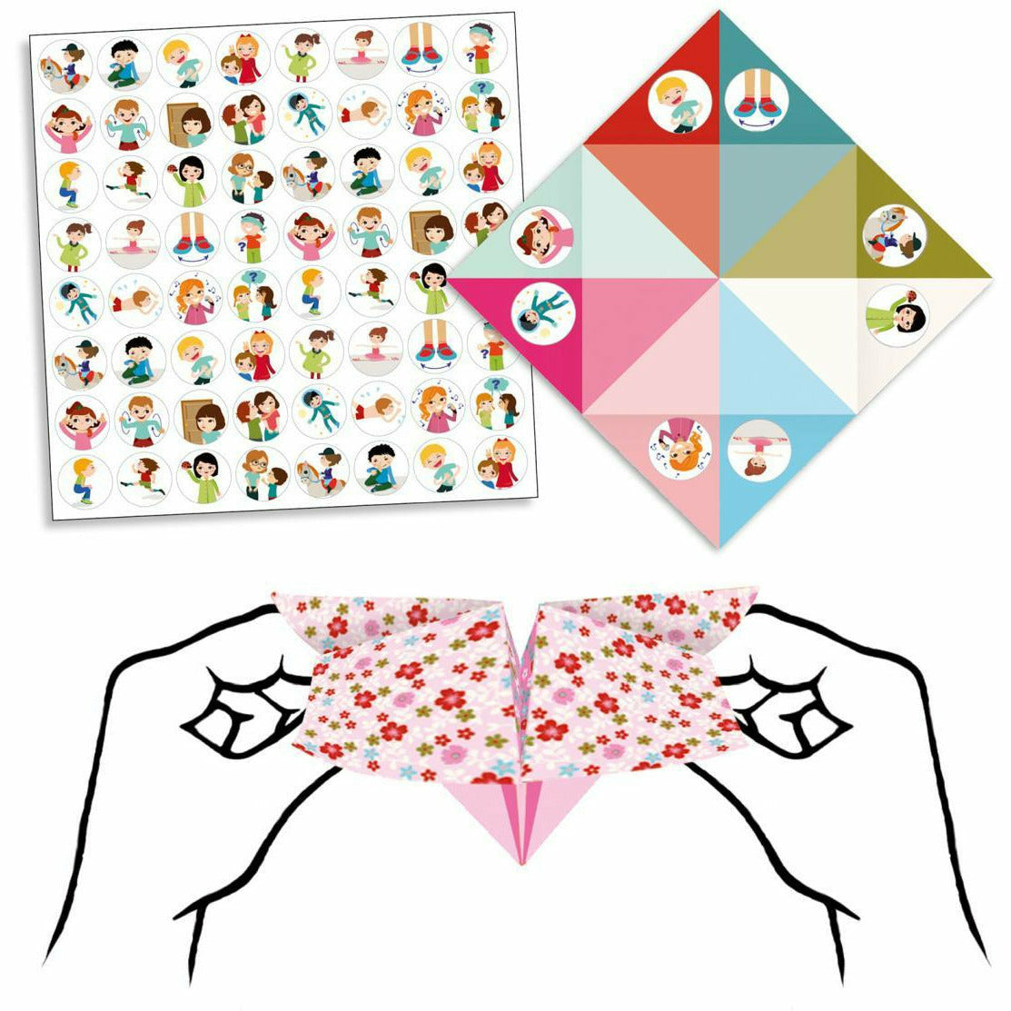 Djeco | Origami: Himmel und Hölle Blumen