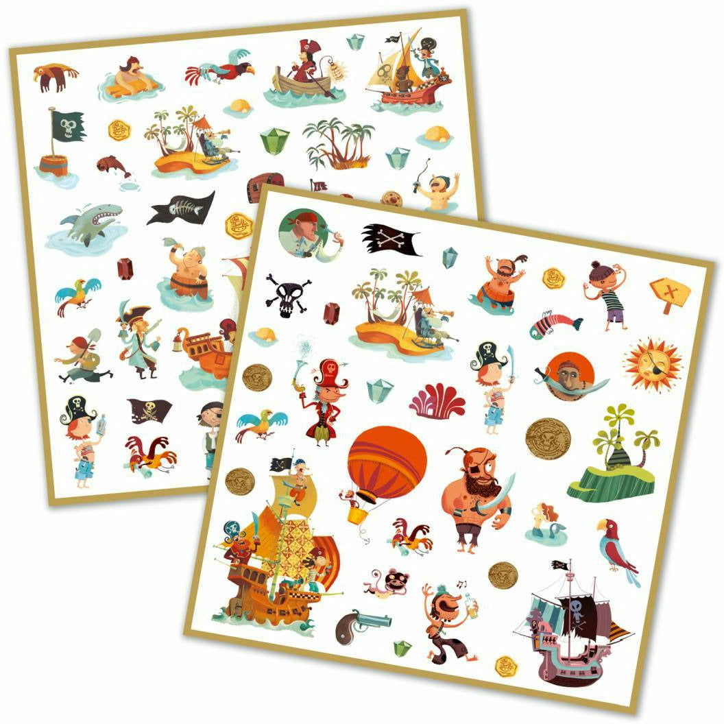 Djeco | Sticker: Piraten