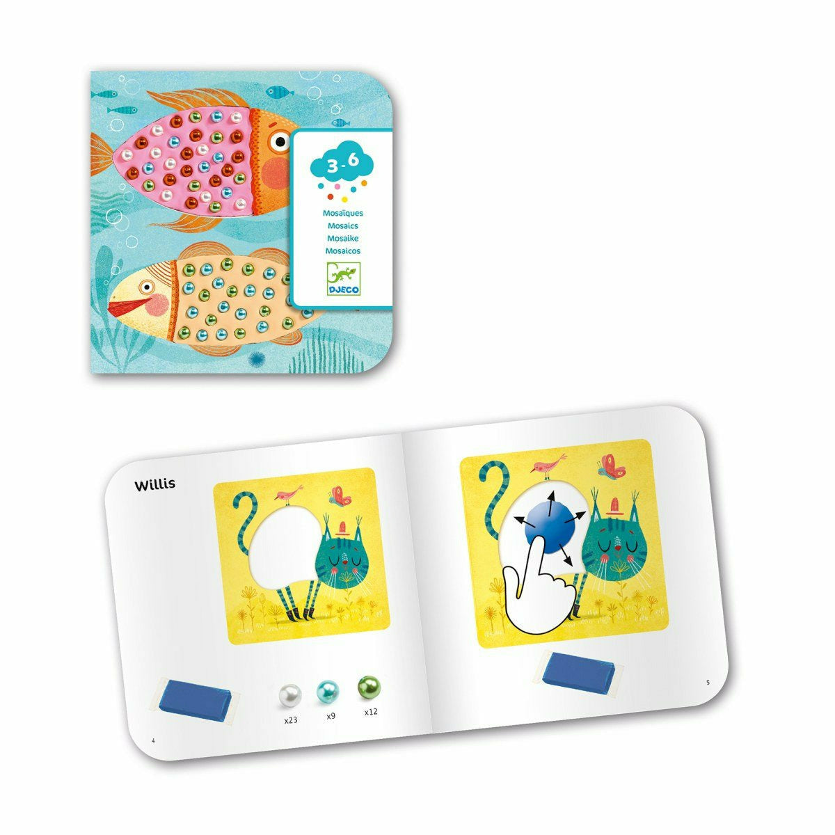 Djeco | Kollagen für die Kleinen: Perlenmosaike